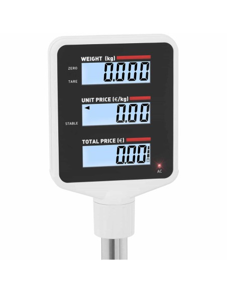 LCD parduotuvės ir sandėlio tikrinimo svarstyklės 6 kg / 1 g
 
LCD parduotuvės ir sandėlio tikrinimo svarstyklės 6 kg / 1 g