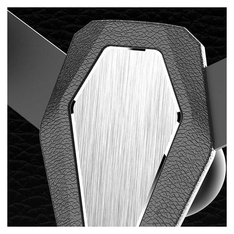 Gravitacinis išmaniojo telefono automobilinis laikiklis oro angai juodas