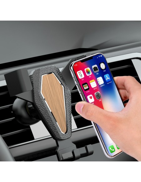 Gravitacinis išmaniojo telefono automobilinis laikiklis oro angai juodas Gravitacinis išmaniojo telefono automobilinis laikiklis oro angai juodas