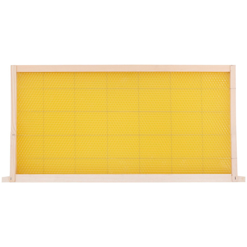 Langstroth pušinis bičių avilio rėmas su žarnomis 232 mm - 20 vnt