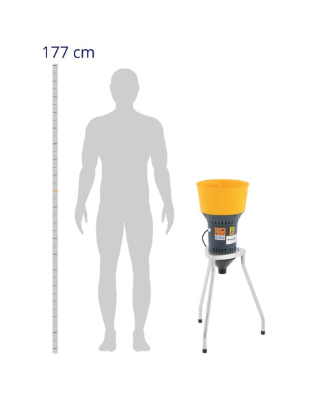 
Kukurūzų ir žirnių grūdų malūnėlis su pagrindu 60 l 400 kg/ h 1300 W
