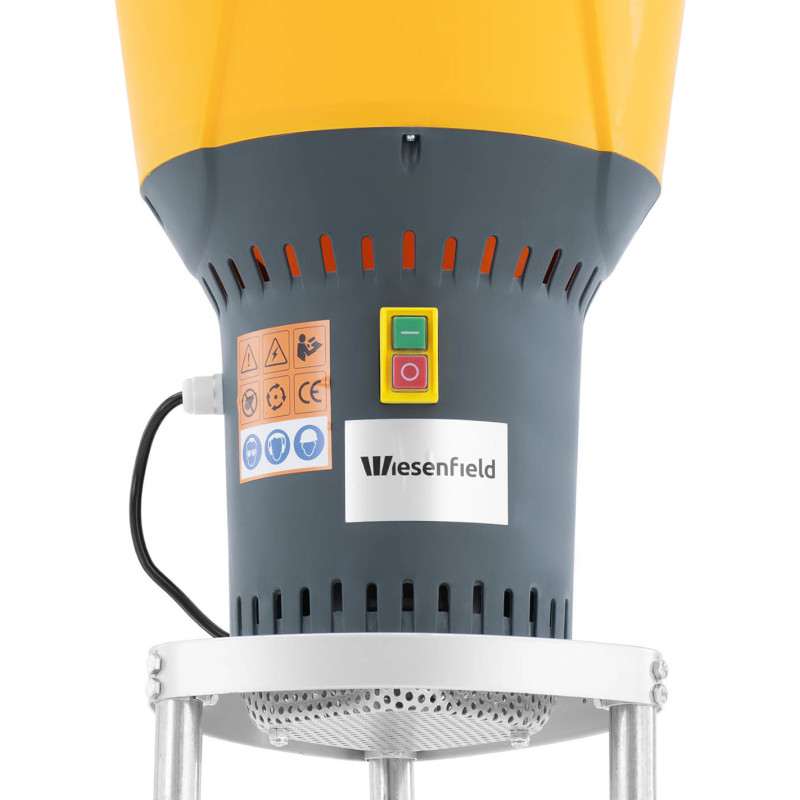 Kukurūzų ir žirnių grūdų malūnėlis su pagrindu 60 l 400 kg/ h 1300 W
