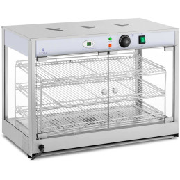 
Šildoma vitrina maisto pristatymui, 3 lentynos, 25-85C, 1200W
