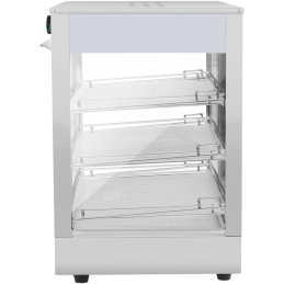 
Šildoma vitrina maisto pristatymui, 3 lentynos, 25-85C, 1200W
