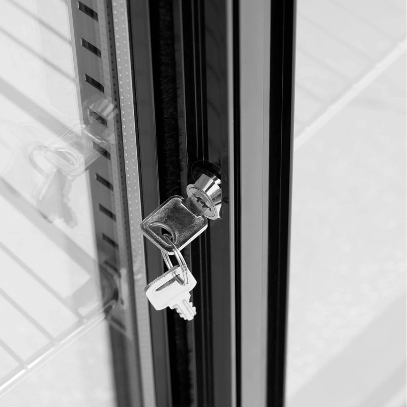 
Gėrimų šaldytuvas 2x stumdomos durys, plieninis korpusas 2-10C 208L
