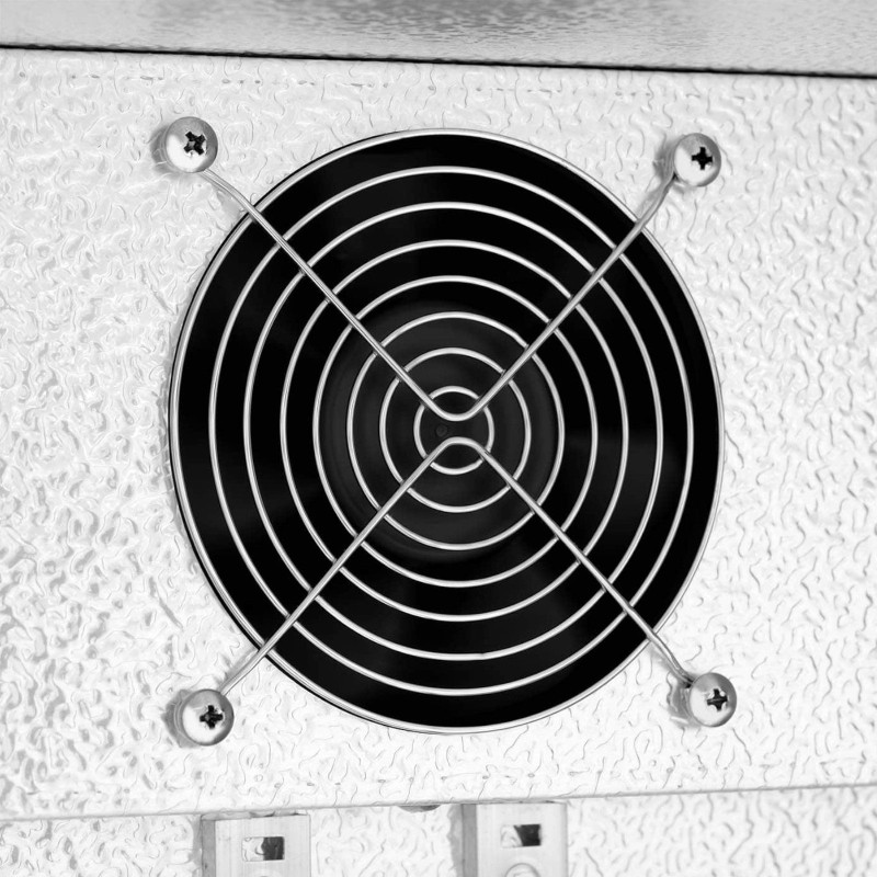 
Gėrimų šaldytuvas 2x stumdomos durys, plieninis korpusas 2-10C 208L
