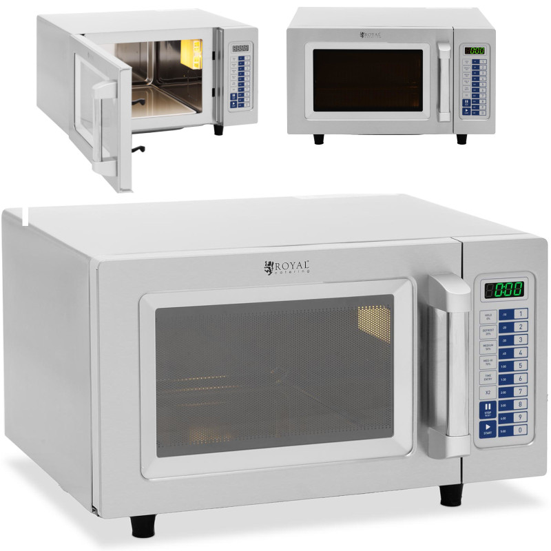 
Profesionali mikrobangų krosnelė 100 programų 25L 1550W
