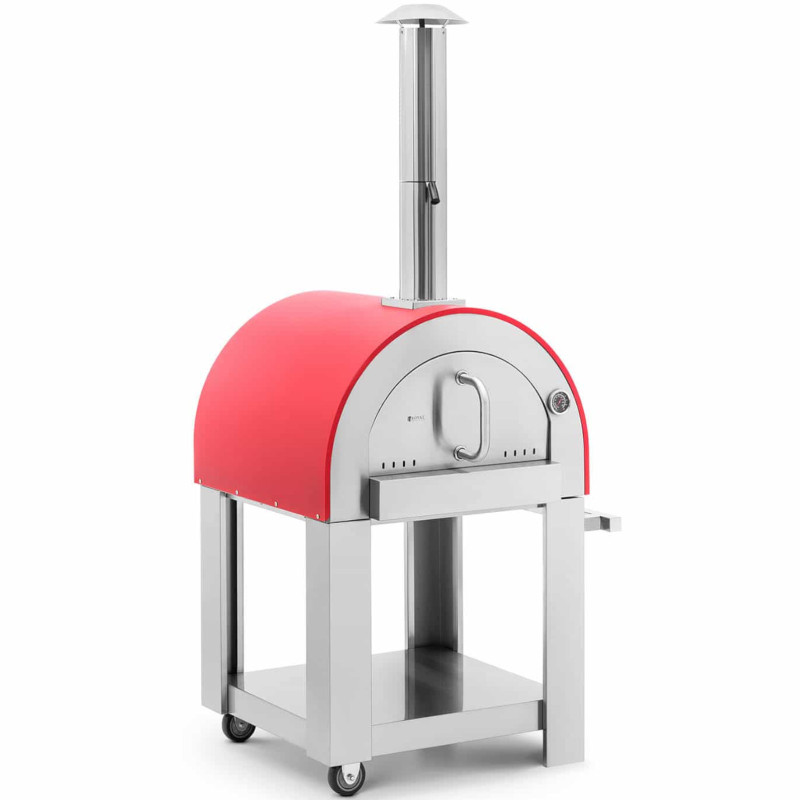 
Malkomis kūrenama naminė picos krosnis, kurios pagrindo skersmuo 40cm 220C
