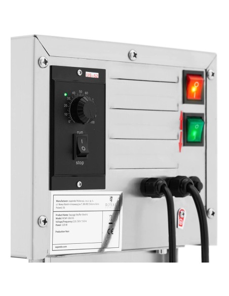 Elektrinis dešrų kimštuvas 4 piltuvėliai 230V 120W 10L
 
Elektrinis dešrų kimštuvas 4 piltuvėliai 230V 120W 10L