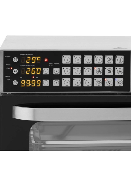 Kepkite konvekcinę orkaitę su garų griliu ir džiovinimo funkcija iki 260C 230V 2800W
 
Kepkite konvekcinę orkaitę su garų griliu ir džiovinimo funkcija iki 260C 230V 2800W