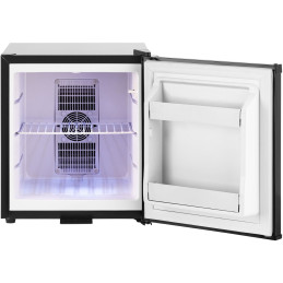 
Viešbučio šaldytuvas, tylus, rakinamas minibaras, 65W 28L
