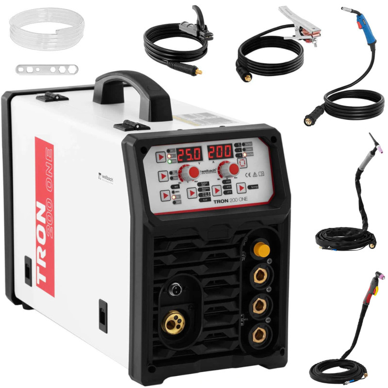 
Migomat suvirinimo aparatas su plazminiu pjaustytuvu TRON 200 TIG MIG/ MAG 200A PLASMA 50A 230V
