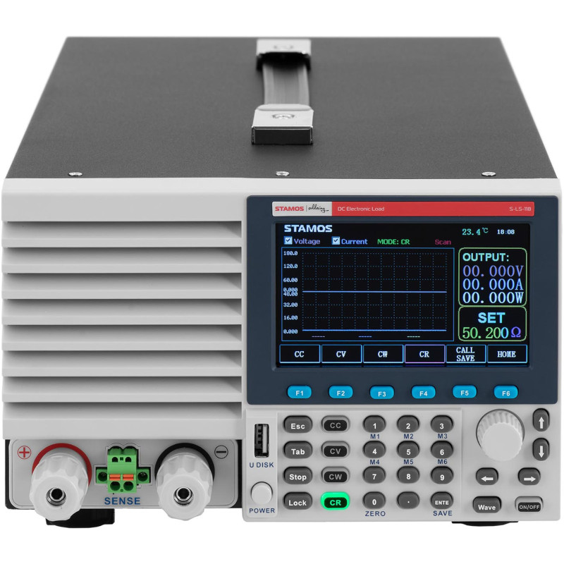 Elektroninė apkrova S-LS-118 programuojama 500W 0-40A