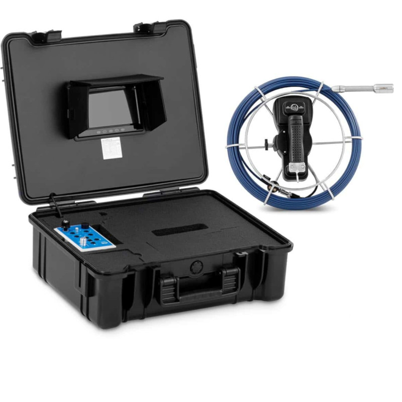 Endoscope HD tikrinimo kameros zondas 30 m LED IPS 7 colių spalvotas ekranas