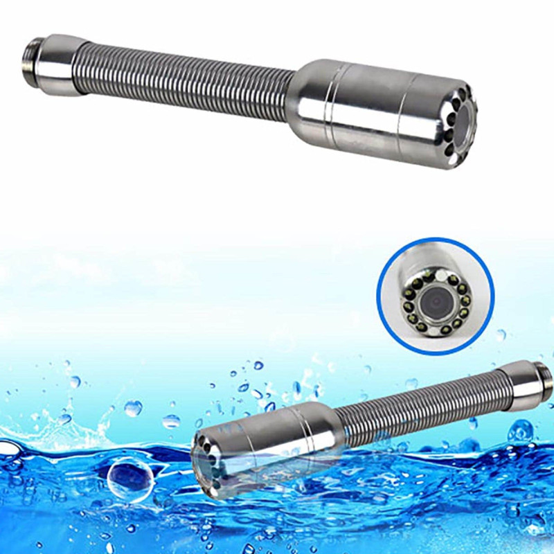 Endoscope HD tikrinimo kameros zondas 30 m LED IPS 7 colių spalvotas ekranas