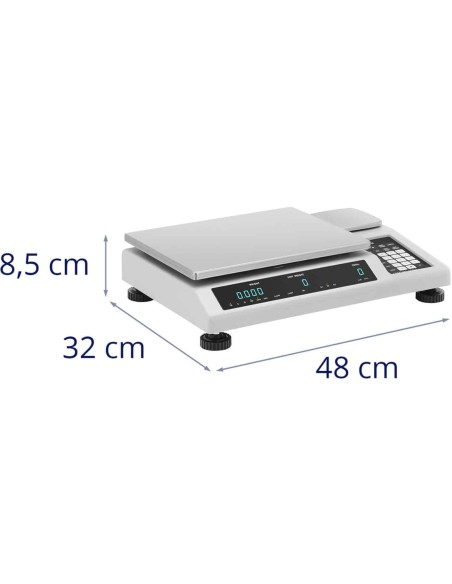 Skaičiavimo ir pridėjimo svarstyklės su etalonine skale 34,5 x 26 cm baterija + maitinimo šaltinis 25 kg / 0,5 g
 
Skaičiavimo ir pridėjimo svarstyklės su etalonine skale 34,5 x 26 cm baterija + maitinimo šaltinis 25 kg / 0,5 g