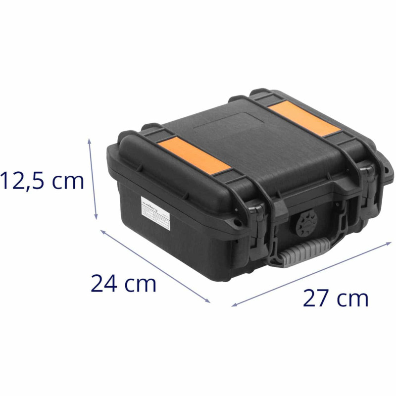 
Transportavimo lagamino apsauginė dėžutė su kempine vandeniui atspari 23x17x10cm 4L
