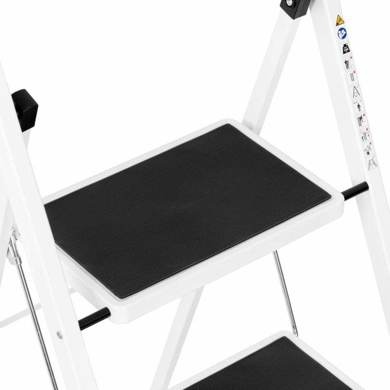 Sulankstomos kopėčios, 3 neslystantys laipteliai, aukštis 70cm, iki 150kg