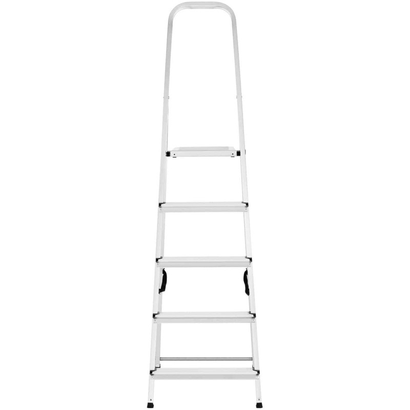 Aliumininės sulankstomos kopėčios, 5 laiptelių, aukštis nuo 100cm iki 150kg