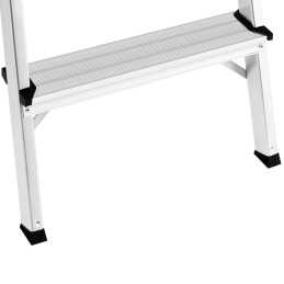 
Sulankstomos aliuminio kopėčios, 3 laipteliai, aukštis 65cm, iki 150kg
