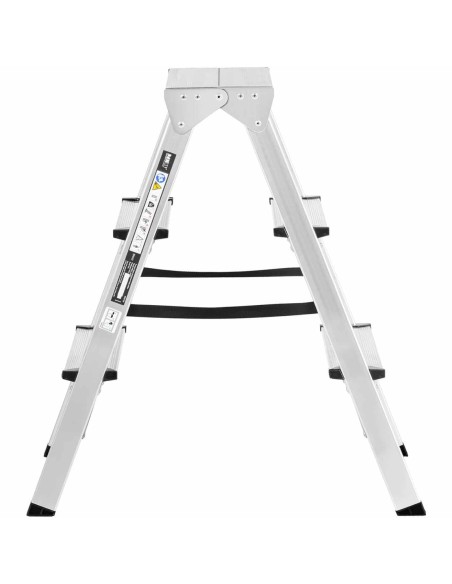Sulankstomos aliuminio kopėčios, 3 laipteliai, aukštis 65cm, iki 150kg
 
Sulankstomos aliuminio kopėčios, 3 laipteliai, aukštis 65cm, iki 150kg