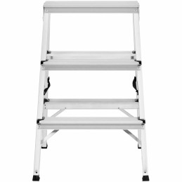 
Sulankstomos aliuminio kopėčios, 3 laipteliai, aukštis 65cm, iki 150kg
