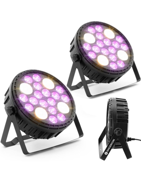 Scenos prožektoriai, PAR scenos apšvietimas, 16 LED, 120W, 2 vnt.
 
Scenos prožektoriai, PAR scenos apšvietimas, 16 LED, 120W, 2 vnt.