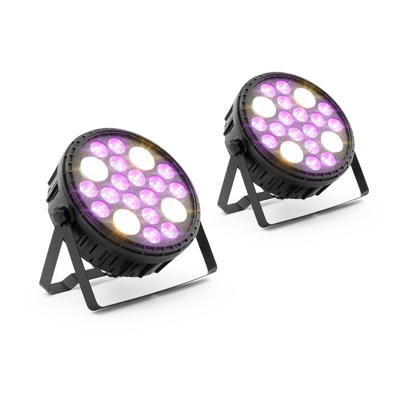 Scenos prožektoriai, PAR scenos apšvietimas, 16 LED, 120W, 2 vnt.