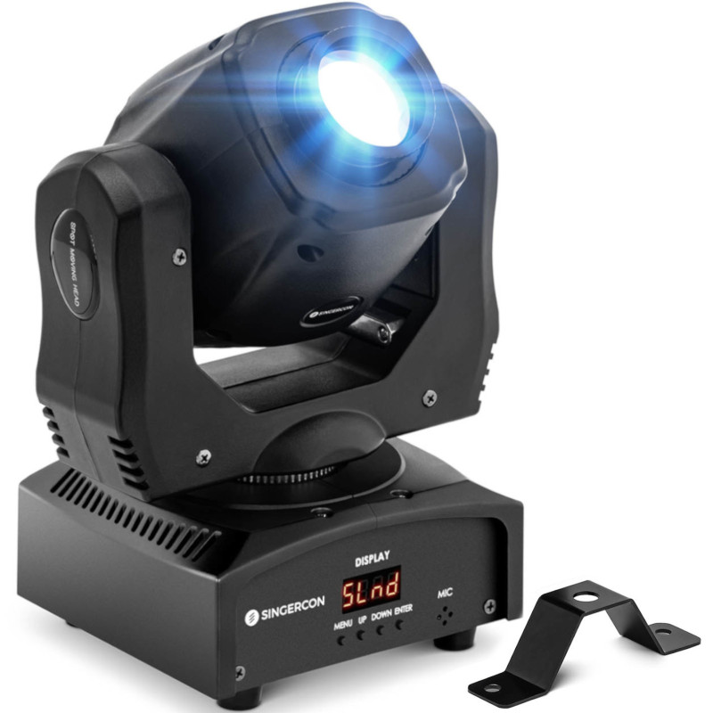 Judanti galvutė LED SPOT 8 pakopų apšvietimo efektai 90W RGBW
Judanti galvutė LED SPOT 8 pakopų apšvietimo efektai 90W RGBW