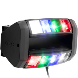 
Scenos apšvietimas CON.LED-109 judanti galvutė Spider 8 LED 27W RGBW
