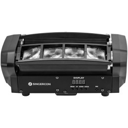 
Scenos apšvietimas CON.LED-109 judanti galvutė Spider 8 LED 27W RGBW
