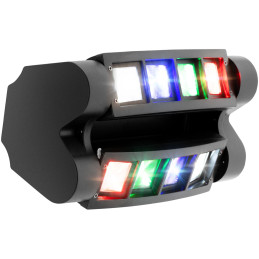 
Scenos apšvietimas CON.LED-110 judanti galvutė Spider 8 LED 27W RGBW
