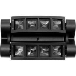 
Scenos apšvietimas CON.LED-110 judanti galvutė Spider 8 LED 27W RGBW

