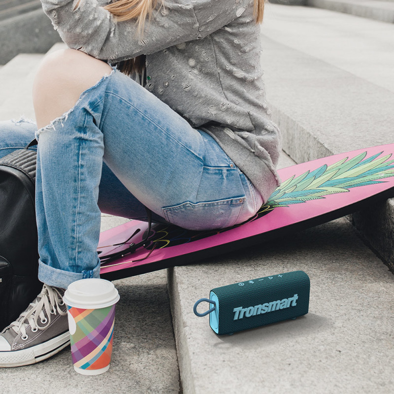 Trip belaidis garsiakalbis Bluetooth 5.3 vandeniui atsparus IPX7 10W juodas