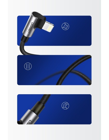 Kampinis kabelis iPhone USB - Lightning MFI 2.4A 1m juodas
 
Kampinis kabelis iPhone USB - Lightning MFI 2.4A 1m juodas