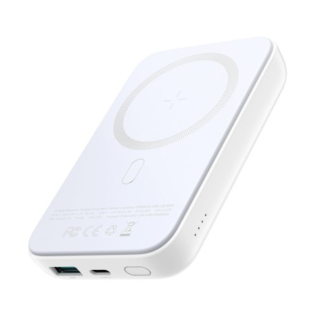 Mini Power Bank 10000mAh magnetinis su QC PD USB USB-C įkrovikliu, baltas
 
Mini Power Bank 10000mAh magnetinis su QC PD USB USB-C įkrovikliu, baltas