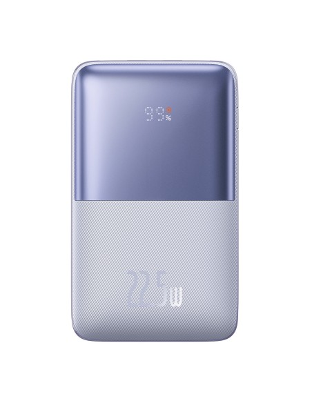 Powerbank Bipow Pro 20000mAh 22,5W su USB-C laidu 0,3m violetinė