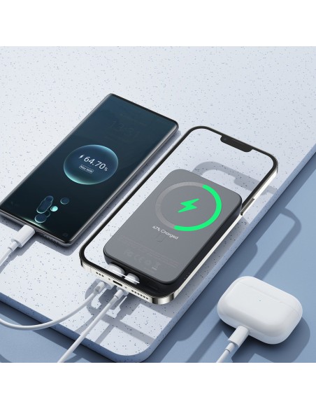 Mini Power Bank 10000mAh magnetinis su QC PD USB USB-C įkrovikliu, juodas
 
Mini Power Bank 10000mAh magnetinis su QC PD USB USB-C įkrovikliu, juodas
