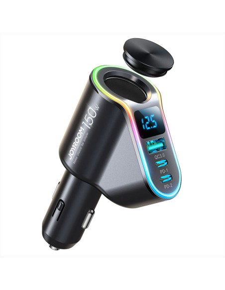 4in1 greitas USB-A automobilinis įkroviklis 2x USB-C PD 150W juodas
 
4in1 greitas USB-A automobilinis įkroviklis 2x USB-C PD 150W juodas
