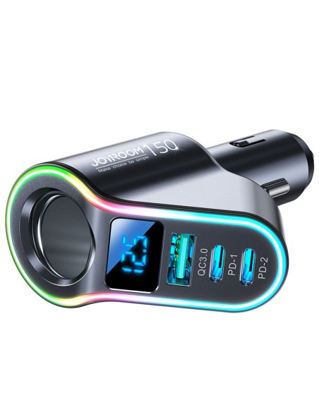 4in1 greitas USB-A automobilinis įkroviklis 2x USB-C PD 150W juodas
 
4in1 greitas USB-A automobilinis įkroviklis 2x USB-C PD 150W juodas