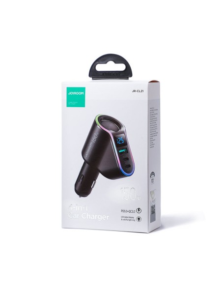 4in1 greitas USB-A automobilinis įkroviklis 2x USB-C PD 150W juodas
 
4in1 greitas USB-A automobilinis įkroviklis 2x USB-C PD 150W juodas