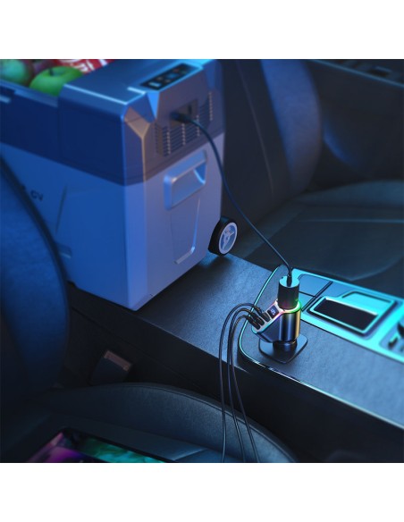 4in1 greitas USB-A automobilinis įkroviklis 2x USB-C PD 150W juodas
 
4in1 greitas USB-A automobilinis įkroviklis 2x USB-C PD 150W juodas