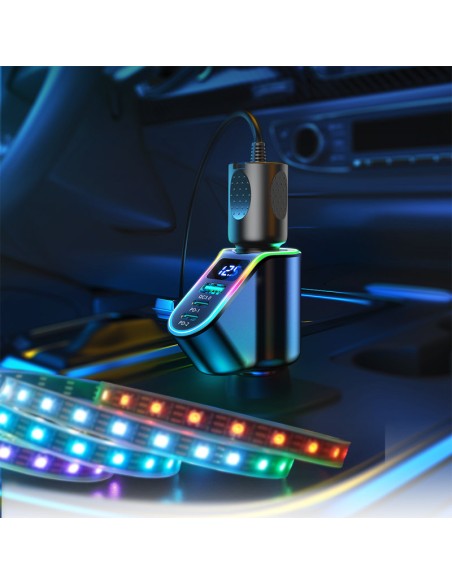 4in1 greitas USB-A automobilinis įkroviklis 2x USB-C PD 150W juodas
 
4in1 greitas USB-A automobilinis įkroviklis 2x USB-C PD 150W juodas