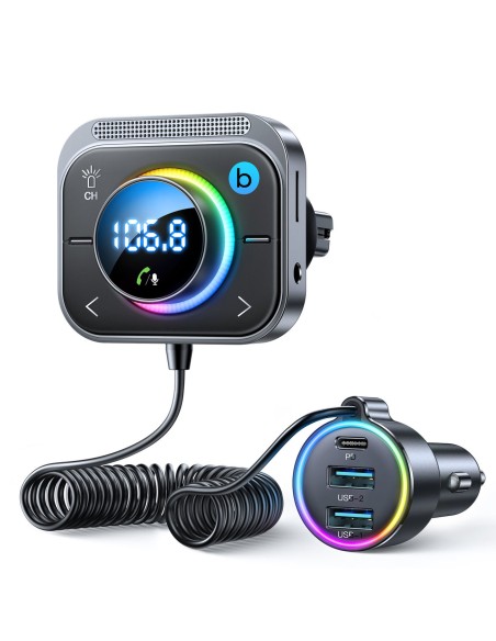 2in1 FM siųstuvas + greitas automobilinis įkroviklis 30W 2x USB USB-C PD juodas
 
2in1 FM siųstuvas + greitas automobilinis įkroviklis 30W 2x USB USB-C PD juodas