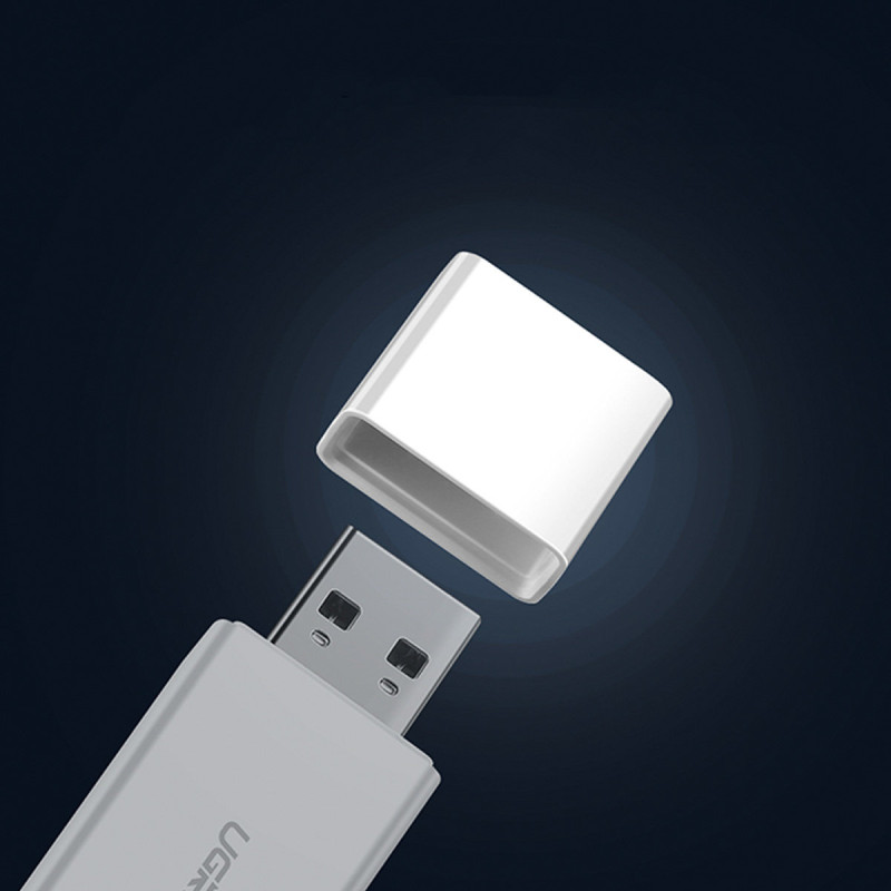 TF SD atminties kortelių skaitytuvas USB 3.0, baltas