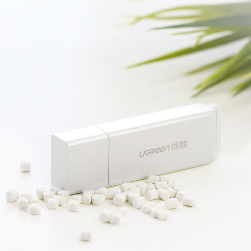 TF SD atminties kortelių skaitytuvas USB 3.0, baltas