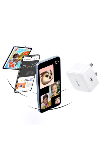 Greitas tinklo įkroviklis, angliškas UK kištukas, USB-C PD 30W, baltas
 
Greitas tinklo įkroviklis, angliškas UK kištukas, USB-C PD 30W, baltas