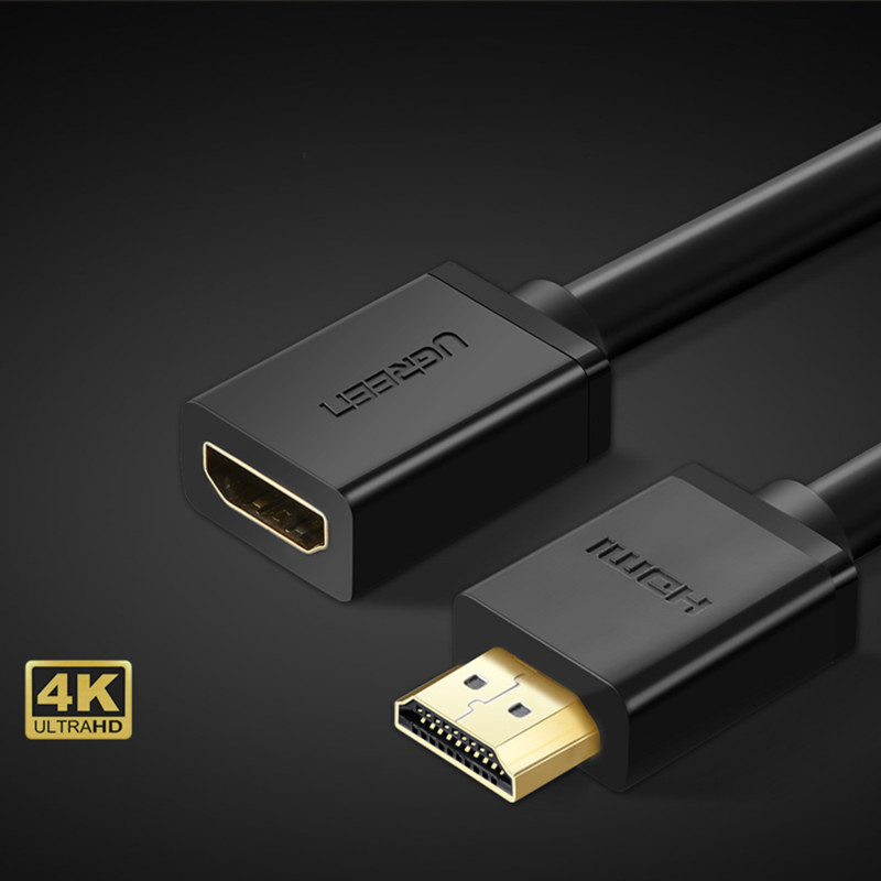 HDMI 2.0 4K ilgintuvo laido adapteris 1m juodas