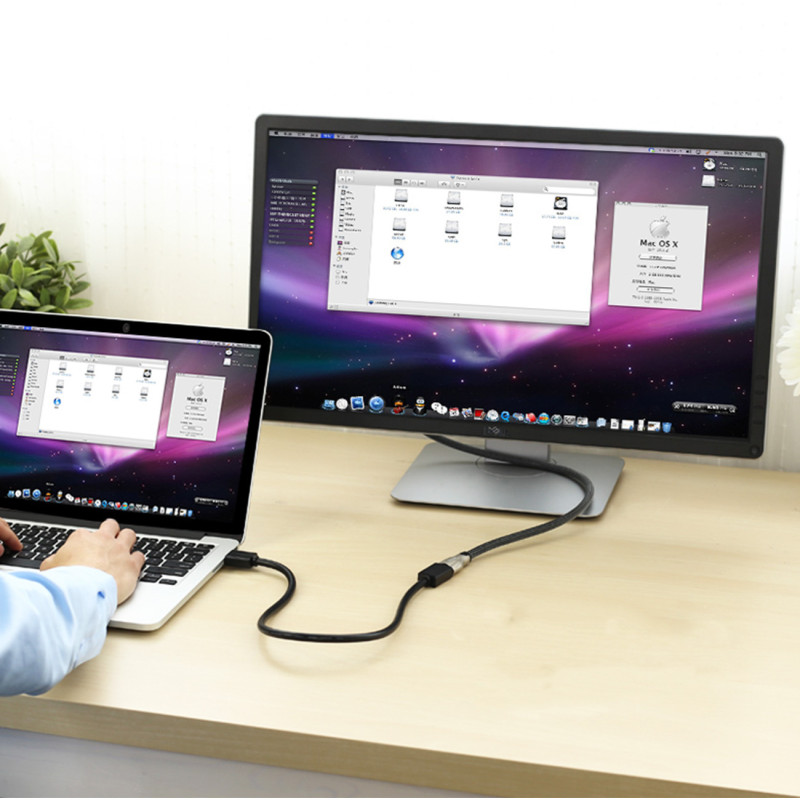 HDMI 2.0 4K ilgintuvo laido adapteris 1m juodas
