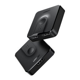 
Jungiklis HDMI skirstytuvo jungiklis – 2x HDMI 4K 60Hz juodas
